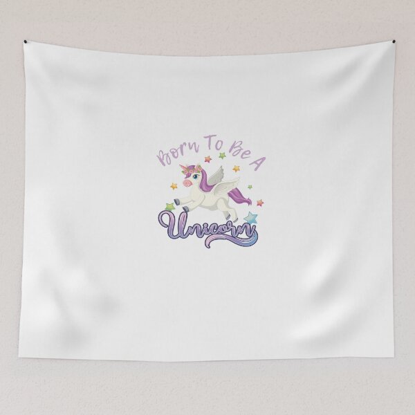 Item preview, Born to be Unicorn T-shirt  designed and sold by AmjadDesigns.
