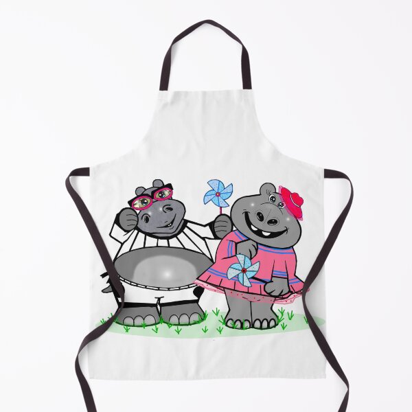 Item preview, Hippos with windmills designed and sold by Shirley cute art .