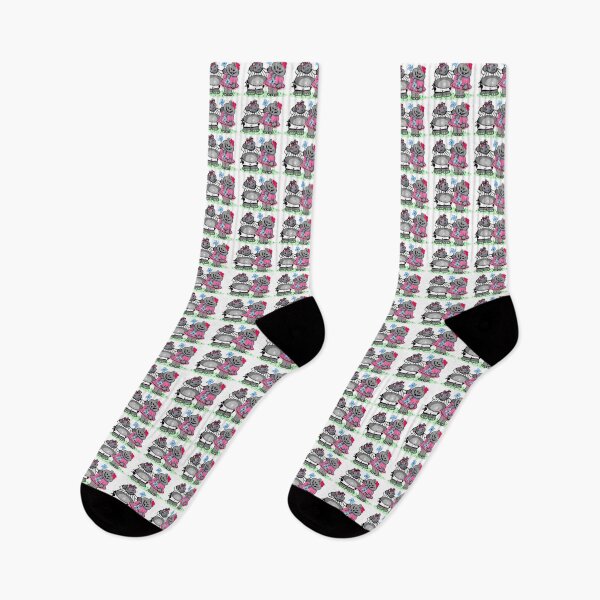 Item preview, Hippos with windmills designed and sold by Shirley cute art .