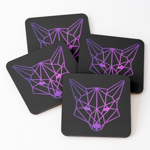Item preview, Purple Geometric Fox designed and sold by Only4sometimes.