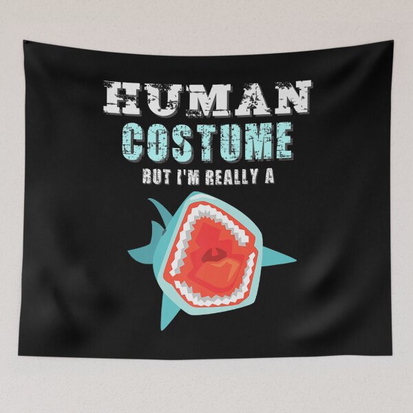 Item preview, Human Costume I'm Really A Shark Halloween Premium  designed and sold by AdonisShop.