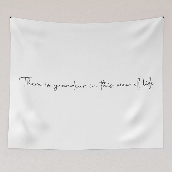 Item preview, There is grandeur to this view of life darwin quote designed and sold by Kshan21.