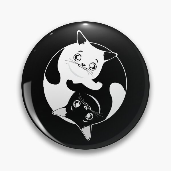 Item preview, Kawaii Cat Ying Yang Design Cute Cat Lover designed and sold by adivmodzel.
