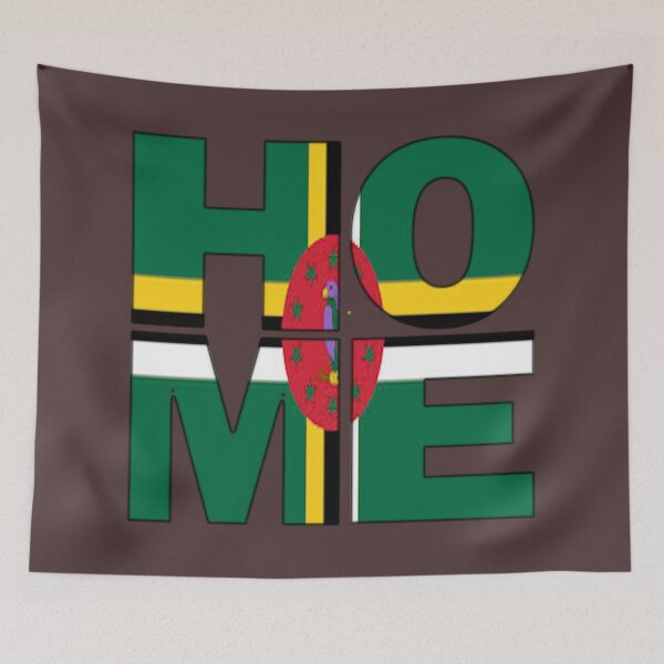 Item preview, Dominica Flag Collection Spelling HOME - Roseau - Soca Mode designed and sold by Soca-Mode.