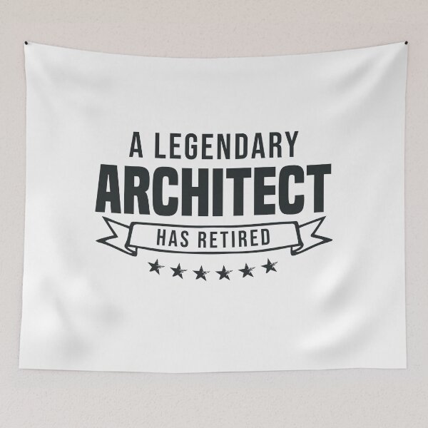 Item preview, A Legendary Architect has retired designed and sold by redblackline.