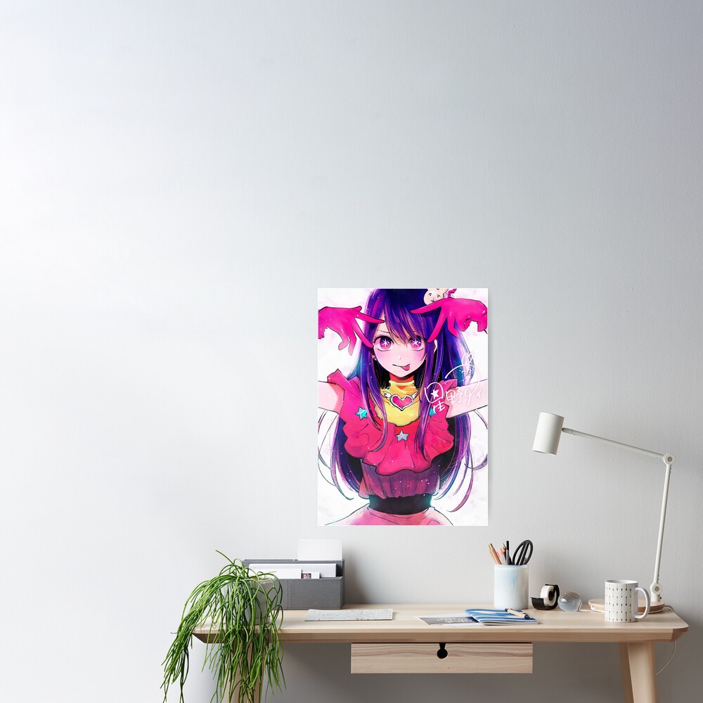 "Ai Hoshino Oshi no Ko" Poster for Sale by Saikishop | Redbubble