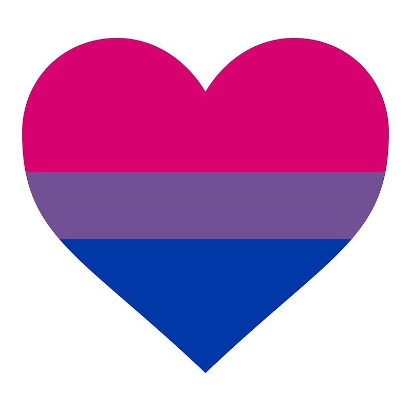 Bisexual Pride Flag Heart Shape Greeting Cards By Seren0 Redbubble