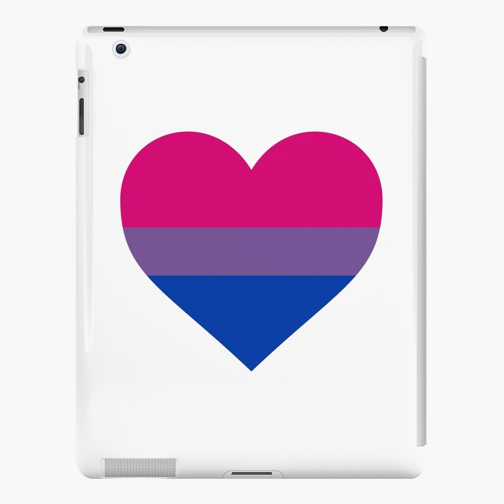 Bisexual Pride Flag Heart Shape Ipad Case And Skin By Seren0 Redbubble