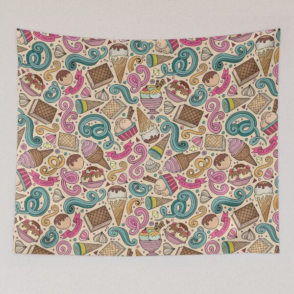 Item preview, Colorful Ice cream seamless pattern, Ice Cream Pattern designed and sold by graphic-genie.