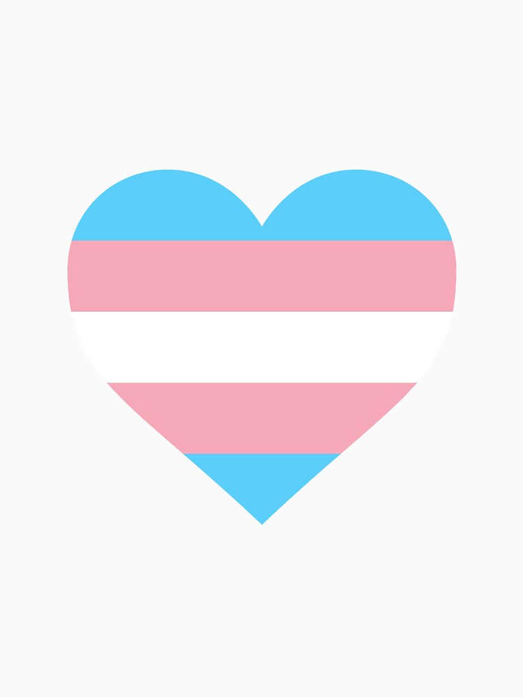 Trans Pride Flag Heart Shape T Shirt For Sale By Seren0 Redbubble 1381