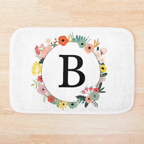 Item preview, Letter B Monogram with Flowers designed and sold by ShirleyDee.