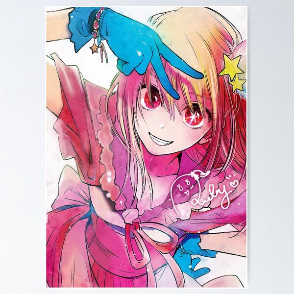  Anime Oshi No Ko Aqua Ruby Hoshino Gifts Canvas Painting Poster  Wall Art Decorative Picture Prints Modern Decor Framed-unframed  12x18inch(30x45cm): Posters & Prints