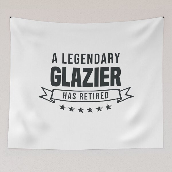 Item preview, A Legendary Glazier has retired designed and sold by redblackline.