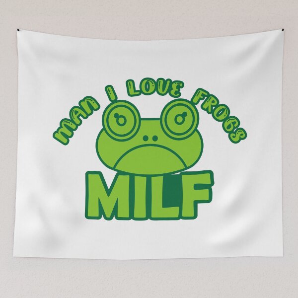 Item preview, Man I Love Frogs - MILF - funny frog designed and sold by Salahboulehoual.