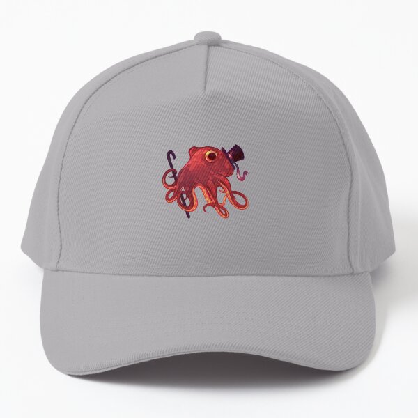 Red Octopus Gentleman Baseball Cap