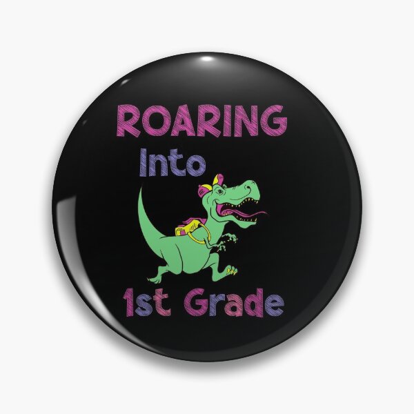 Item preview, Roaring into 1st grade Pastel designed and sold by Cedarrue.