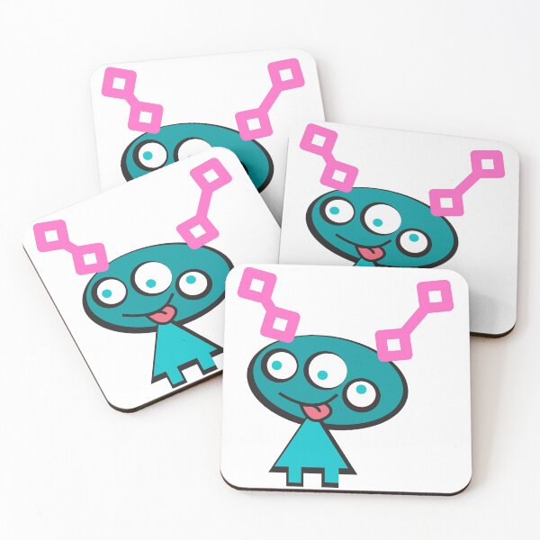 Item preview, Silly Teal and Pink Martian #Back to School 2021 designed and sold by GeoTeasters.
