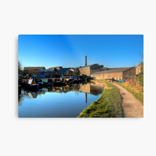 Canal Side Metal Print