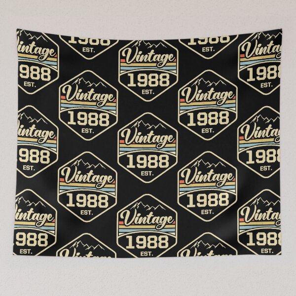 Item preview, Vintage 1988 Est. 33rd Birthday Gift  designed and sold by kowenkeledji.