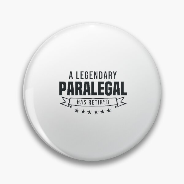 Item preview, A Legendary Paralegal has retired designed and sold by redblackline.
