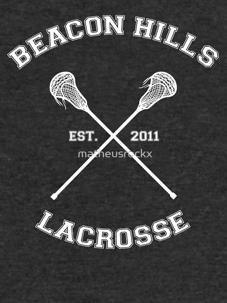 Teen Wolf Beacon Hills Lacrosse Crewneck Sports Scott Mccall 