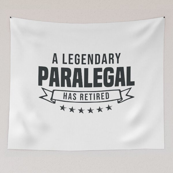 Item preview, A Legendary Paralegal has retired designed and sold by redblackline.