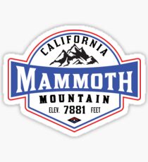 MAMMOTH MOUNTAIN CALIFORNIA SKIING SKI SNOWBOARDING HIKING CLIMBING Sticker