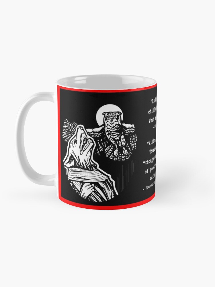 Thumbnail 3 of 6, Coffee Mug, Brother Wolf mug designed and sold by Eleanor Nicholson.