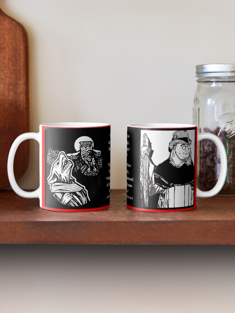 Thumbnail 2 of 6, Coffee Mug, Brother Wolf mug designed and sold by Eleanor Nicholson.