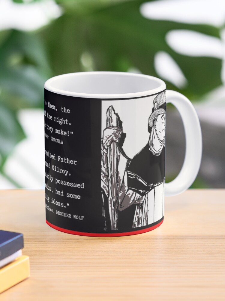 Thumbnail 1 of 6, Coffee Mug, Brother Wolf mug designed and sold by Eleanor Nicholson.
