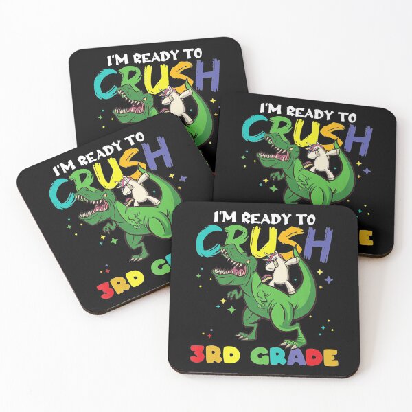 Item preview, I'm Ready To Crush 3rd Grade Dinosaur Dabbing Unicorn Premium  designed and sold by AdonisShop.