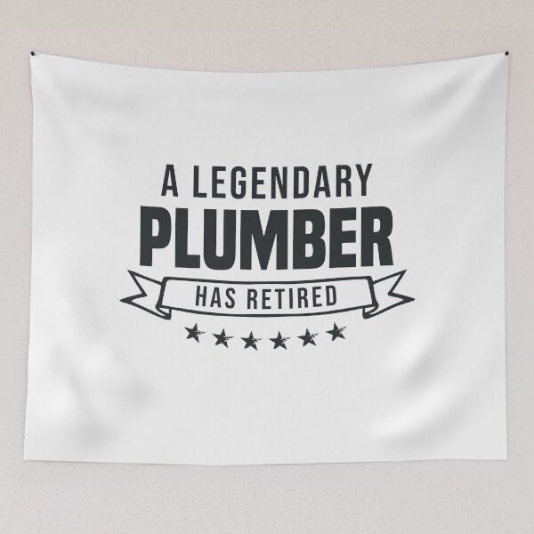 Item preview, A Legendary Plumber has retired designed and sold by redblackline.