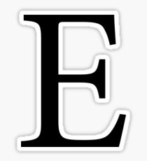 black e // epsilon Sticker