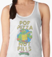 Pop Pizza Not Pills Women's Tank Top