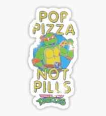 Pegatina Pop Pizza Not Pills