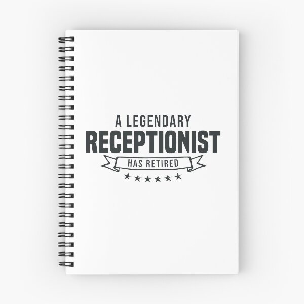 Item preview, A Legendary Receptionist has retired designed and sold by redblackline.