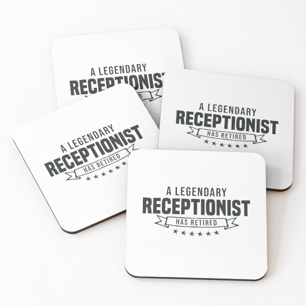 Item preview, A Legendary Receptionist has retired designed and sold by redblackline.