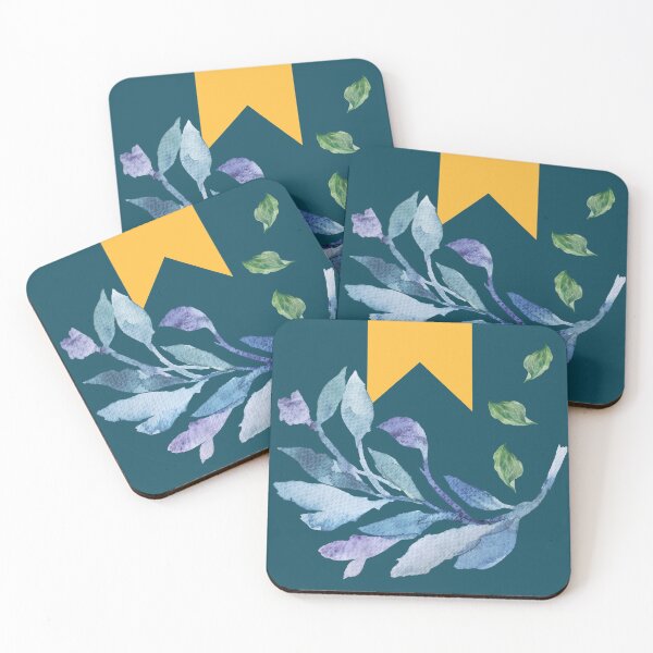 Item preview, Watercolor Leaves Modern Design designed and sold by JoyforU.
