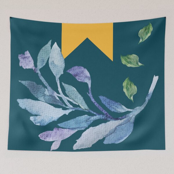 Item preview, Watercolor Leaves Modern Design designed and sold by JoyforU.