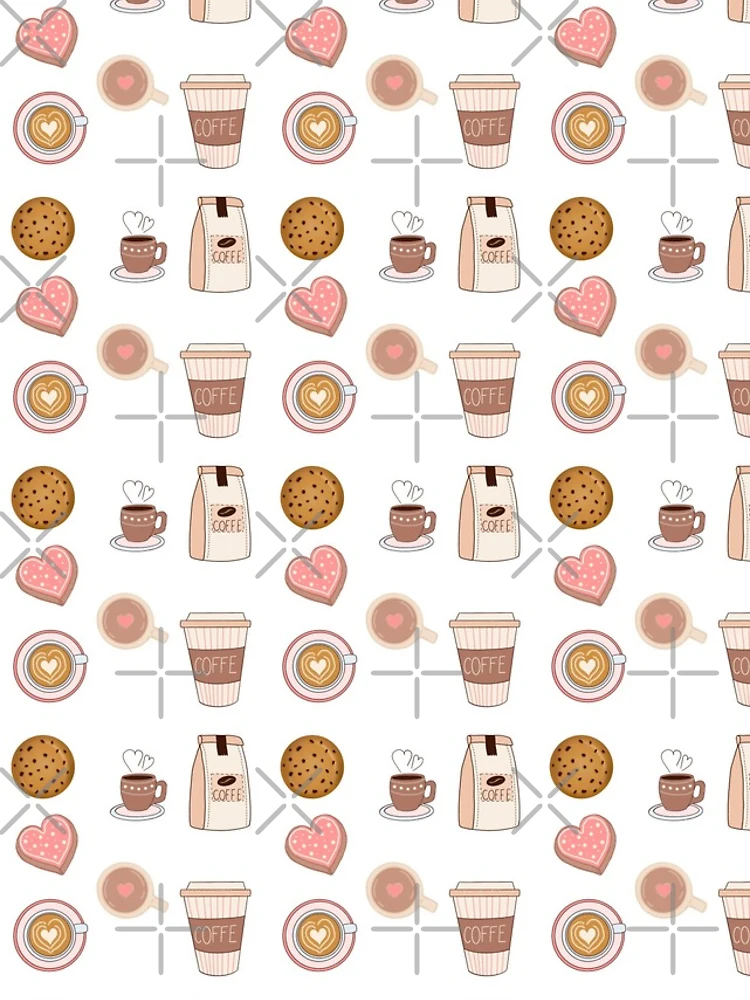 Thumbnail 4 of 4, iPhone Case, Coffee "Sticker Pack" Sticker designed and sold by RetroPlaceee.