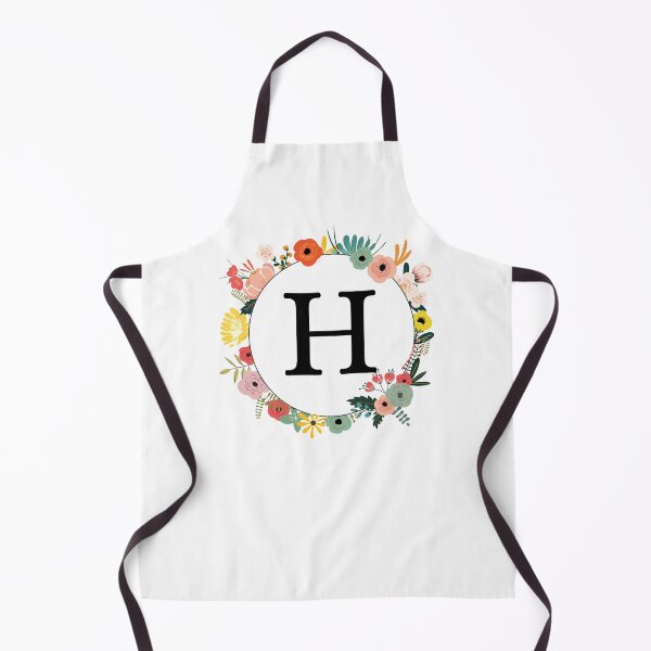 Item preview, Letter H Monogram with Flowers designed and sold by ShirleyDee.