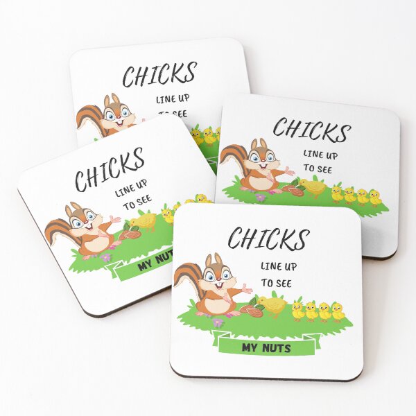 Item preview, Chicks line up to see my nuts designed and sold by YuneDesigns.