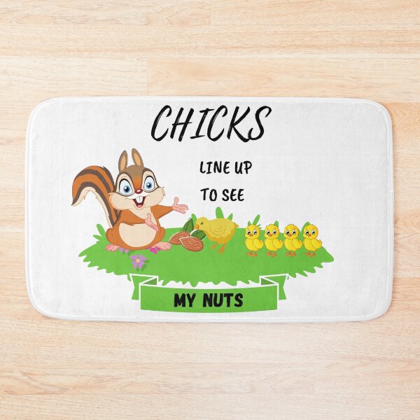 Item preview, Chicks line up to see my nuts designed and sold by YuneDesigns.