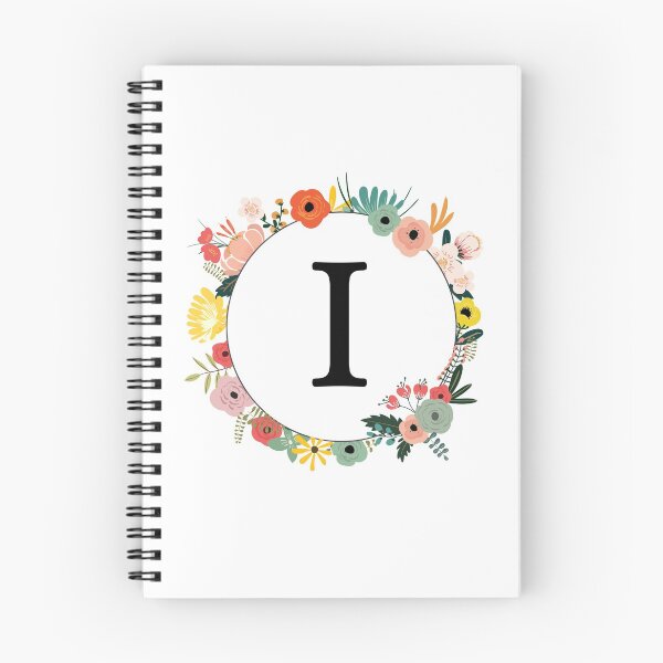 Item preview, Letter I Monogram with Flowers designed and sold by ShirleyDee.