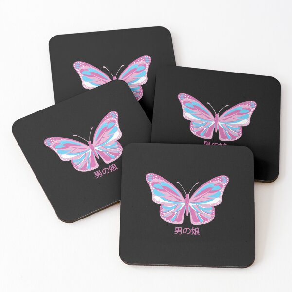 Item preview, Femboy Butterfly Japanese Gay Pride LGBT Aesthetic  designed and sold by intaverner.