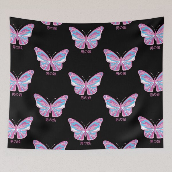 Item preview, Femboy Butterfly Japanese Gay Pride LGBT Aesthetic  designed and sold by intaverner.