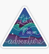 Let's Go On An Adventure Sticker