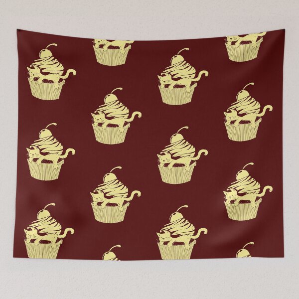 Item preview, CatCake ou CuteCat - Burgundy designed and sold by Tobe Fonseca®.