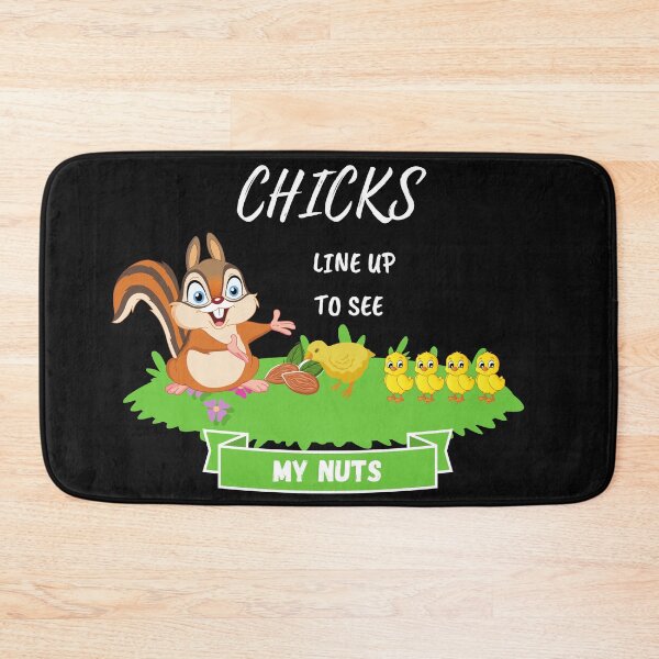 Item preview, Chicks line up to see my nuts designed and sold by YuneDesigns.