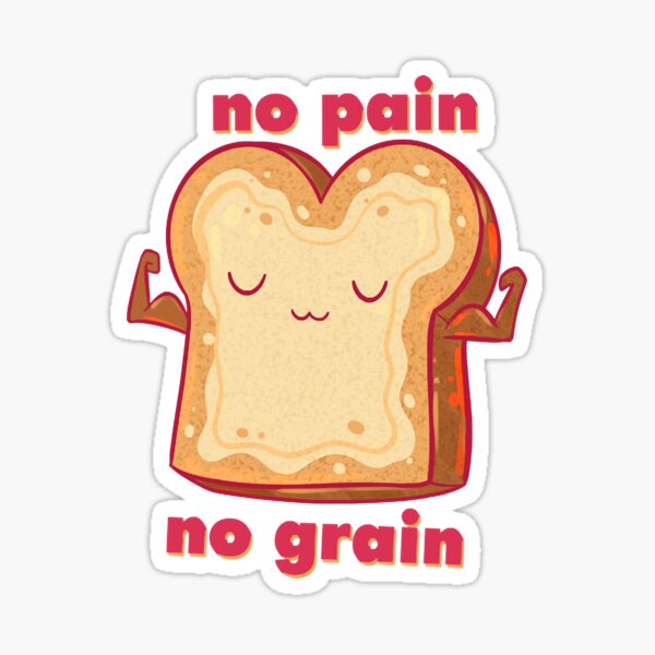 Item preview, No Pain No Grain  designed and sold by kowenkeledji.